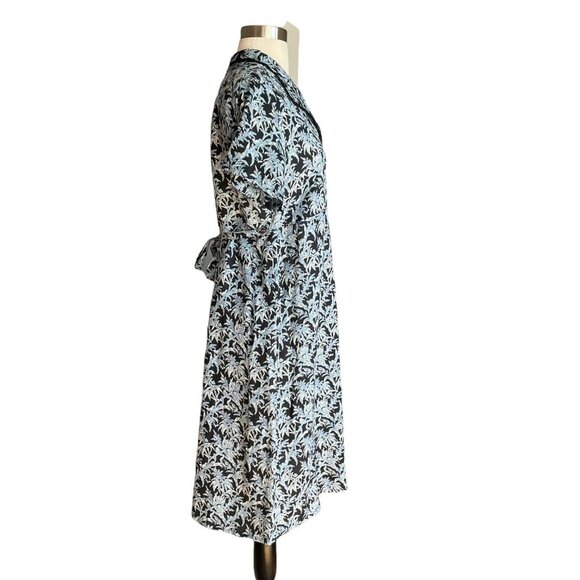 Vintage 90’s April Cornell Rayon Flax Floral Short Dress Cottagecore Y2K - Picture 5 of 7